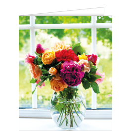 Beilegekärtchen Rosenstrauß. Jetzt online bestellen