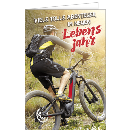Geburtstagskarte EBiker Online kaufen
