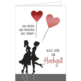 Hochzeitskarte Eine Zukunft >> Im kaufen