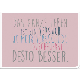 Postkarte Spruch