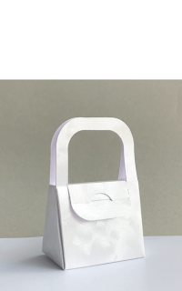 Mini Paper Bag Perlmuttwei&szlig;