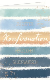 Konfirmationskarte Pastell