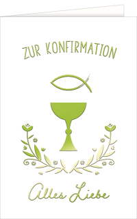 Gl&uuml;ckwunschkarte Konfirmation