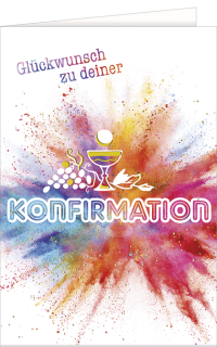 Gl&uuml;ckwunschkarte Konfirmation