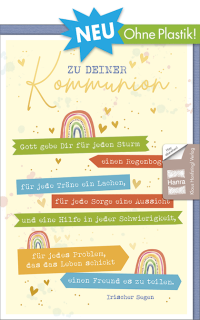 Kommunionskarte Irischer Segen