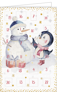 Adventskalender Schneemann II