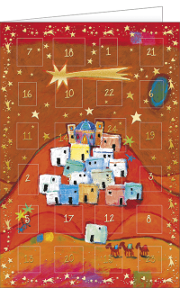 Adventskalenderkarte Morgenland