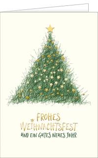 Weihnachtskarte Weihnachtsbaum