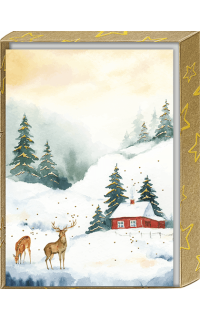 Weihnachtsbox Berghütte