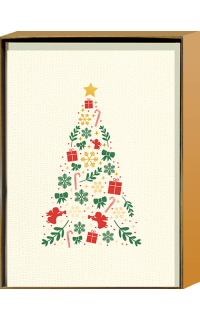 Kartenset Weihnachtsbaum