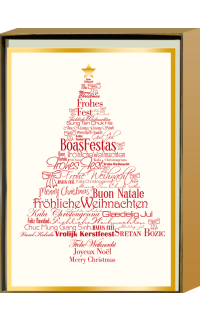 Weihnachtskartenbox international