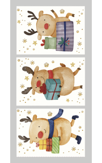 Geschenkanhänger Rentier