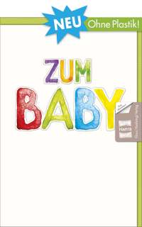 Glückwunschkarte "ZUM BABY"