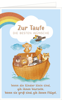Taufe Arche Noah Tiere