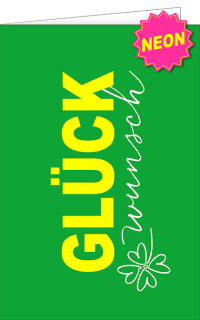 Neon Vibes GLÜCKwunsch