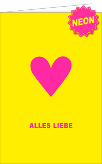Neon Vibes Alles Liebe 