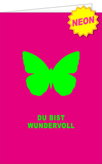 Neon Vibes Du bist wundervoll