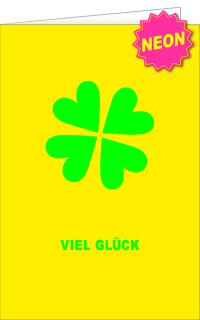 Neon Vibes Viel Glück