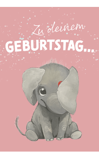 Freche Bande Pop- Up Karte Blume