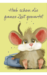 Freche Bande Pop- Up Karte Blume