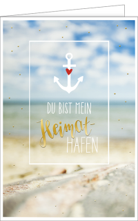 Freundschaftskarte Anker