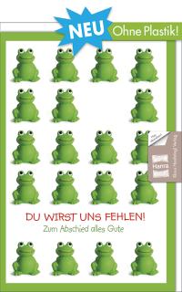 Abschiedskarte Frosch
