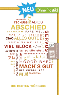 Abschiedskarte International