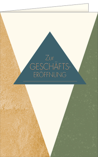 Glückwunschkarte zur Geschäftseröffnung
