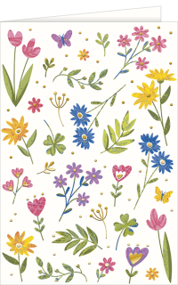BlankKarte Blumen