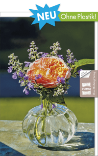 Blankokarte Blumenvase