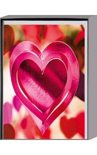 Gru&szlig;kartenbox Rosa Herzen