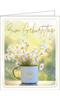 Mini-Geburtstagskarte G&auml;nsebl&uuml;mchen
