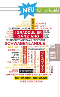 Geburtstagskarte Mundart Schwaben