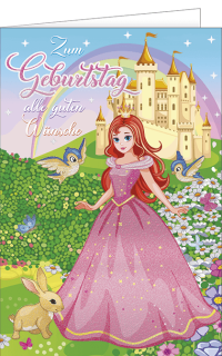 Geburtstagskarte Prinzessin