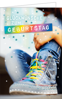 Geburtstagskarte Teenie
