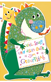 Kindergeburtstagskarte Dino