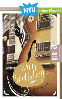 Geburtstagskarte der Serie MANN OH MANN - Gitarre