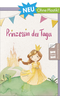 Kindergeburtstagskarte ohne Plastik - Prinzessin