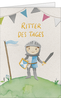 Geburtstagskarte Ritter