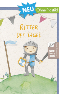 Geburtstagskarte ohne Plastik - "Ritter des Tages"