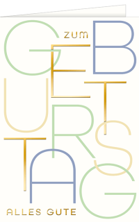 Geburtstagskarte