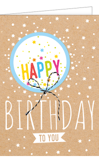 A4 Geburtstagskarte Hello Craft Kreis
