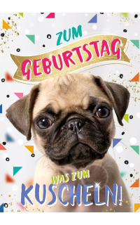Musik-Geburtstagskarte "Was zum Kuscheln"
