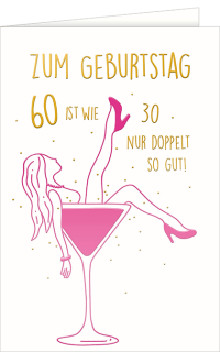 60. Geburtstag Cocktail