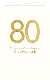 80. Geburtstag
