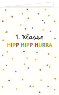 Schulanfangskarte 1. Klasse