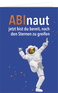 Abiturkarte Astronaut