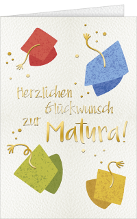 Glückwunschkarte Matura