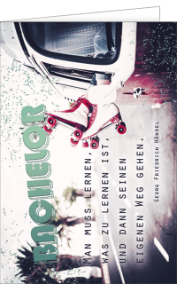 Bachelorkarte Rollerskates