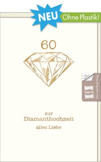 Diamanthochzeitskarte Diamant
